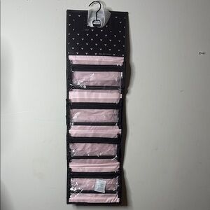 Mary Kay Black and Pink Jewelry Organizer with Collapsible Design